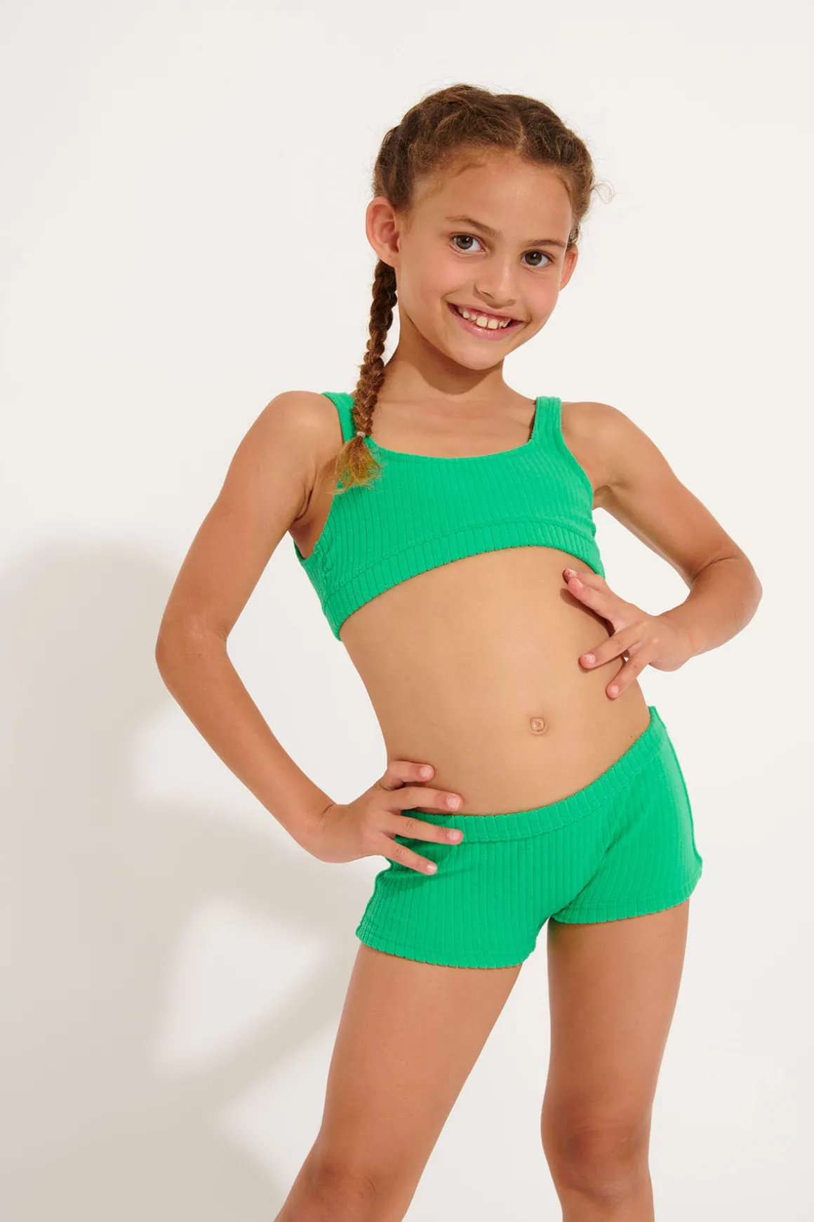 2 PIÈCES Vert M BAMBI SPONGERIB