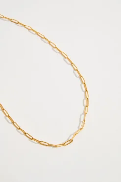 BIJOUX Or NECKLACE PAPERCLIP