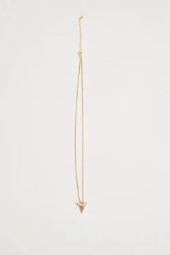 BIJOUX Or NECKLACE SHARKTOOTH