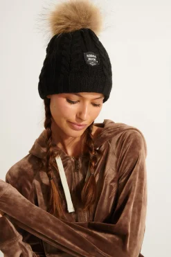 Bonnet Noir DOTTO LEMONWOOD