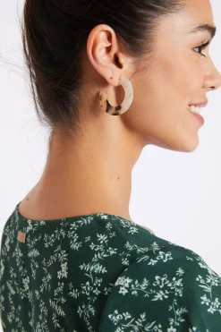 Boucles d'oreille Marron PEYTON SHASHI