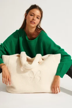 CABAS Ecru KODAK WOODEN