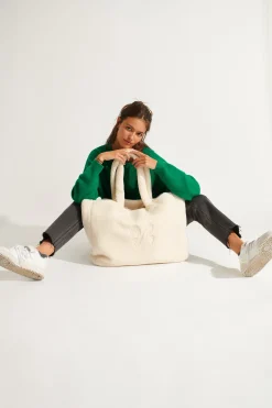 CABAS Ecru KODAK WOODEN