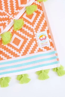 FOUTA Orange NANCY MARBELLA