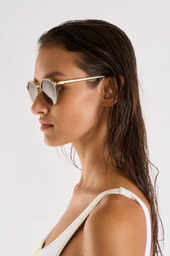 Lunettes de soleil Beige LUNETTE SUNGLASSES