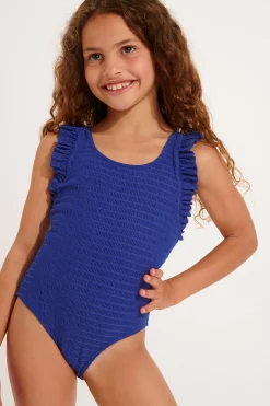 MAILLOT 1 PIECE Bleu M TUNES GROOVE