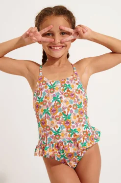 MAILLOT 1 PIECE Ecru M LEAFY DAISYDREAM