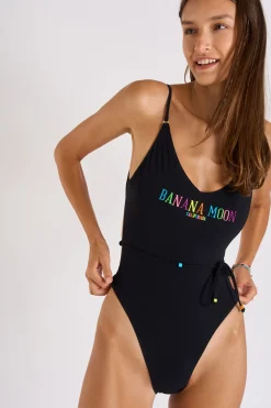 MAILLOT 1 PIECE Noir NEWTON COLORMOON