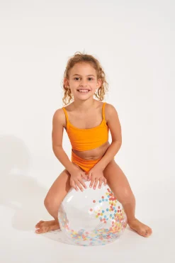 MAILLOT 1 PIECE Orange M ZIGZAG SPRING