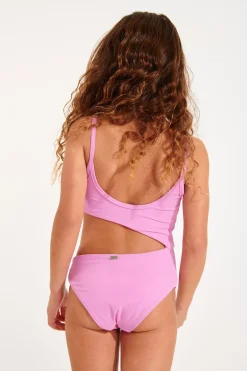 MAILLOT 1 PIECE Rose M ZIGZAG SPRING