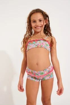 MAILLOT 2 PIECES Rose M LULLU FLAMINGO