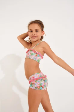MAILLOT 2 PIECES Rose M LULLU FLAMINGO