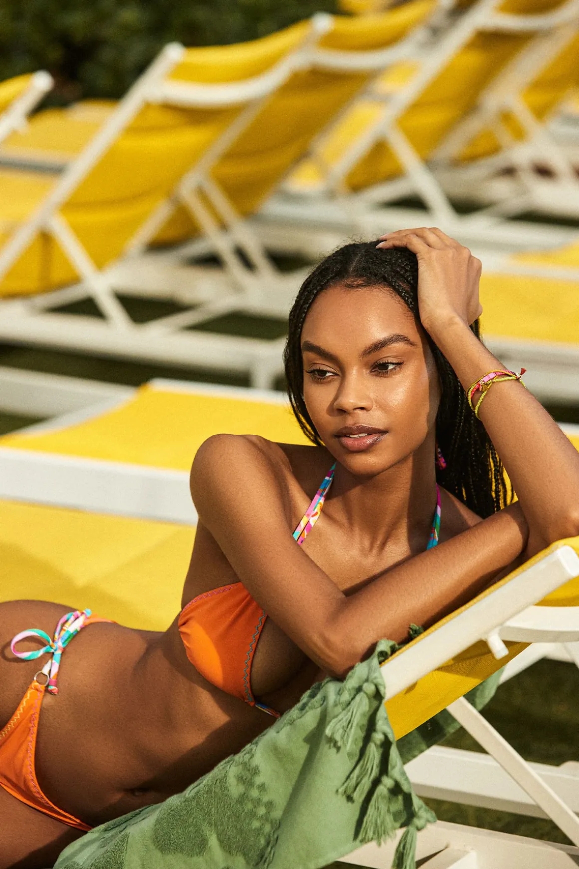 maillot de bain 2 pièces abricot sensitive YAO & NOTA BEACHCLUB