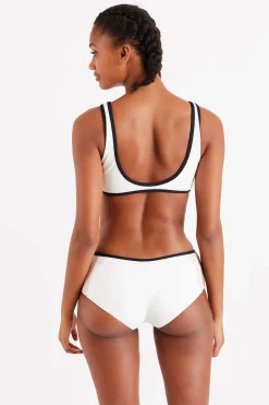 Maillot de bain 2 pièces écru Kenpo & Lapta Player