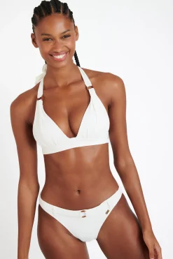 Maillot de bain 2 pièces ecru MAHO & DITA SANTAFE