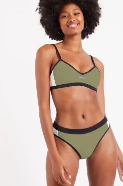 Maillot de bain 2 pièces kaki Jiao & Salsa Player