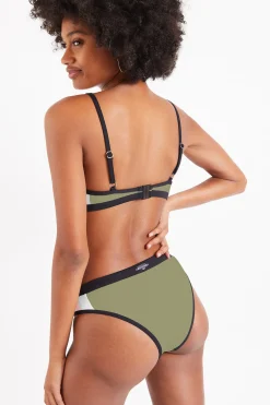 Maillot de bain 2 pièces kaki Jiao & Salsa Player