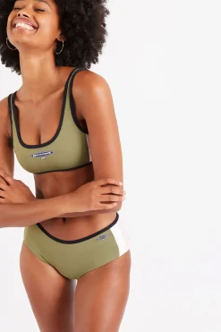 Maillot de bain 2 pièces kaki Kenpo & Lapta Player