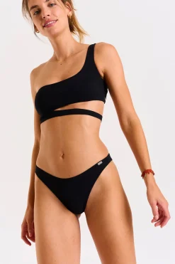 maillot de bain 2 pièces noir ASYMO & PAEA BLACK