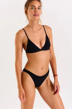 maillot de bain 2 pièces noir KORO & PAEA BLACK