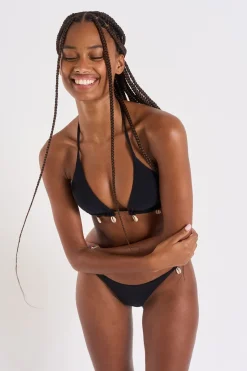 maillot de bain 2 pièces noir SHELLO & LAYA BLACKSAND