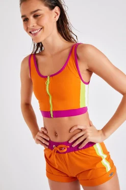 Maillot de bain 2 pièces orange Hakko & Maga Sprint