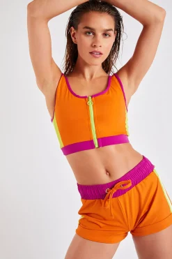 Maillot de bain 2 pièces orange Hakko & Maga Sprint