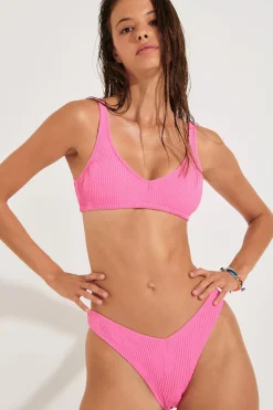 Maillot de bain 2 pièces rose PULCO & KAPEA HIBISCRUNCH