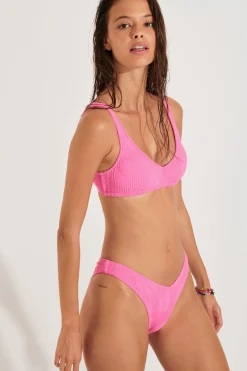 Maillot de bain 2 pièces rose PULCO & KAPEA HIBISCRUNCH