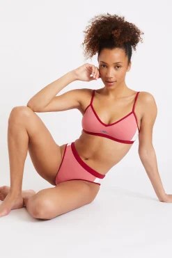 Maillot de bain deux pièces rose Jiao & Salsa Player