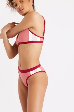 Maillot de bain deux pièces rose Jiao & Salsa Player