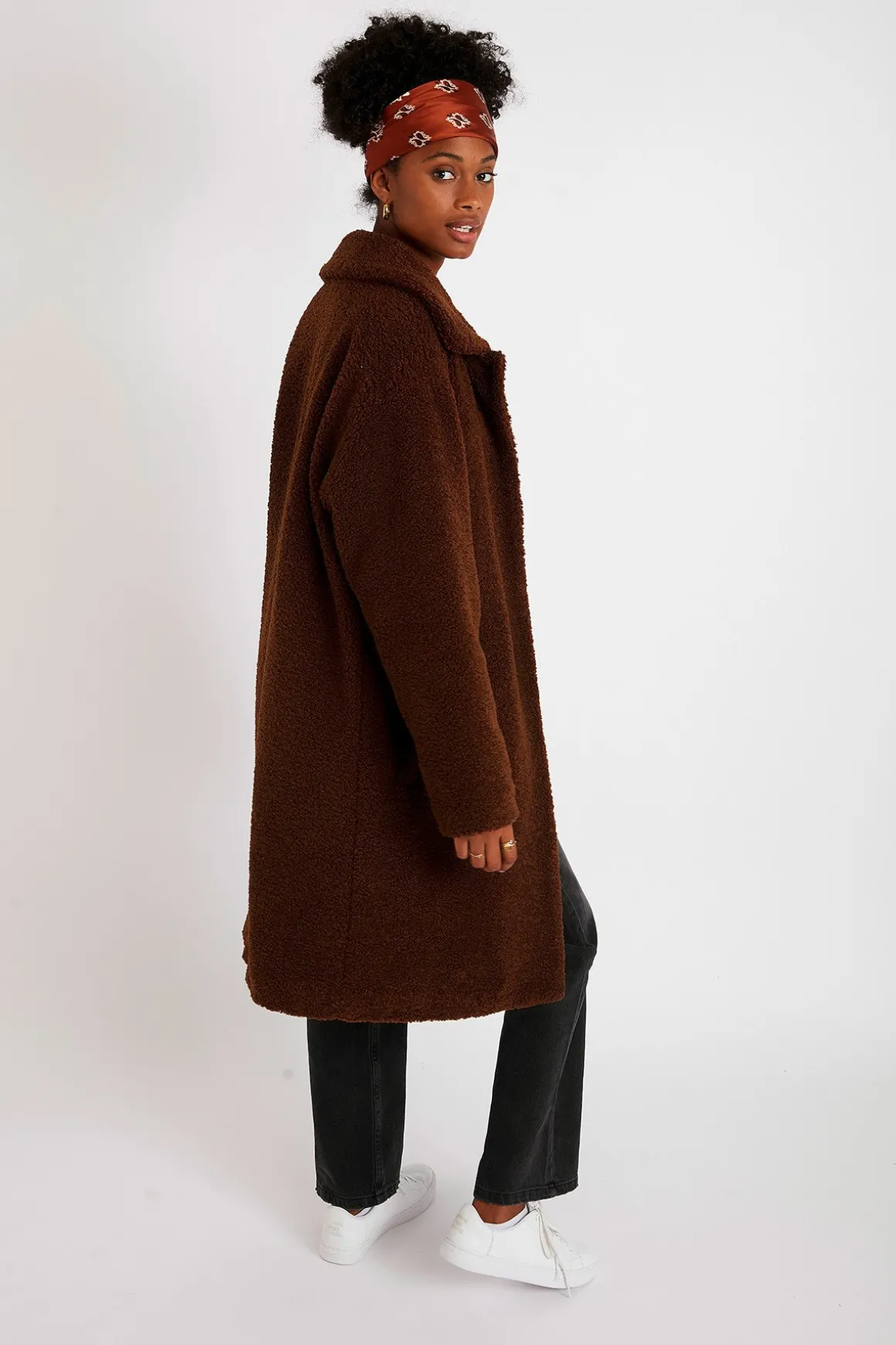 Manteau Marron ANAE LAUVIA