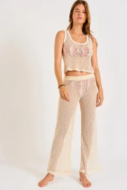 PANTALON BEACHWEAR Beige KISKA BEACHBLISS