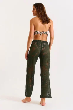 PANTALON BEACHWEAR Kaki KISKA COCOBEACH