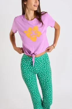 PANTALON BEACHWEAR Vert NOELO BLOOMGIRL