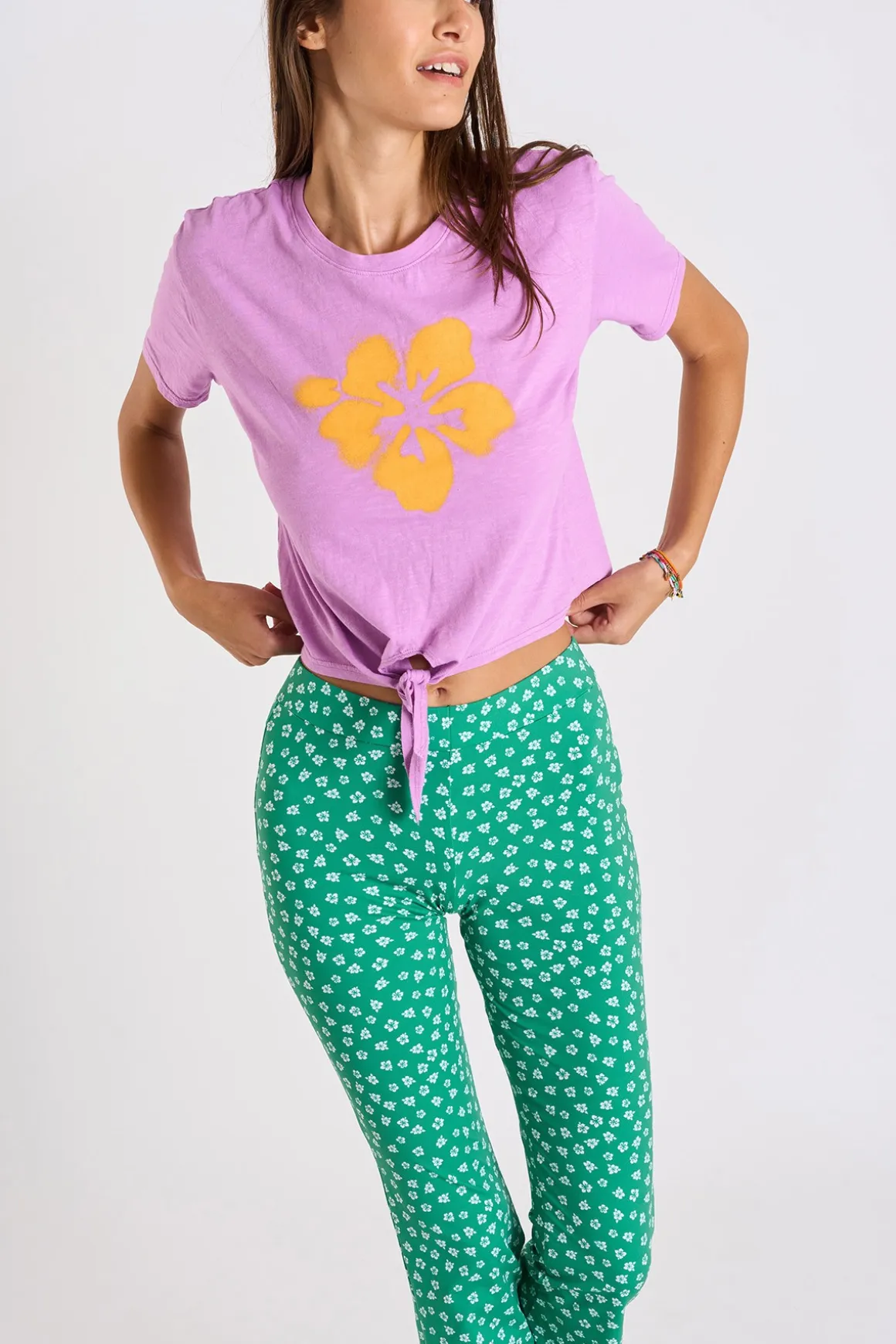 PANTALON BEACHWEAR Vert NOELO BLOOMGIRL