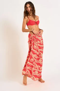 PAREO Rouge PACO SARONG