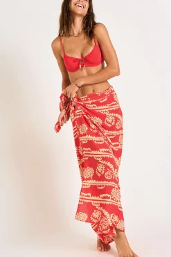 PAREO Rouge PACO SARONG