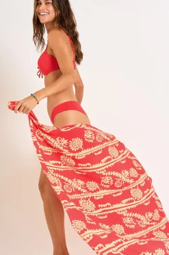 PAREO Rouge PACO SARONG
