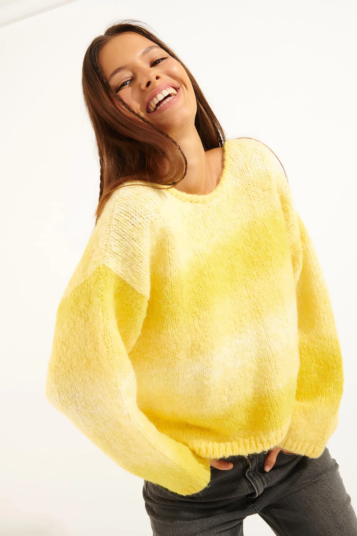 Pull Jaune VAHE UTOPIA