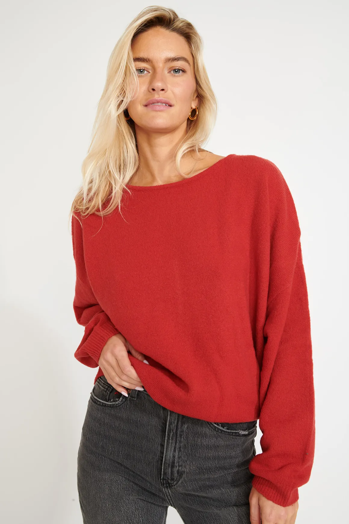 Pull Orange FLOWN FREELANCE