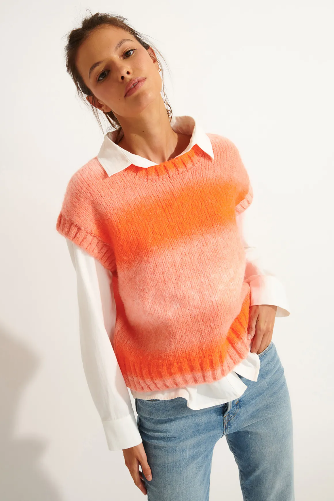 Pull Orange MENEO UTOPIA