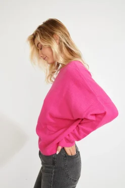 Pull Rose FLOWN FREELANCE