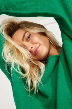 Pull Vert FLOWN FREELANCE