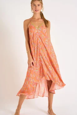 ROBE BEACHWEAR Orange OHARA ALAKURIVOIL