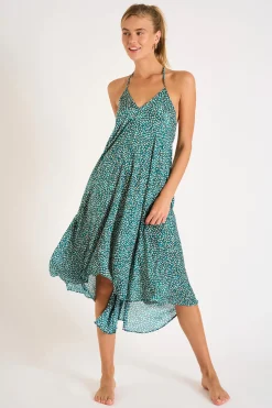 ROBE BEACHWEAR Vert OHARA MYMBAVOIL
