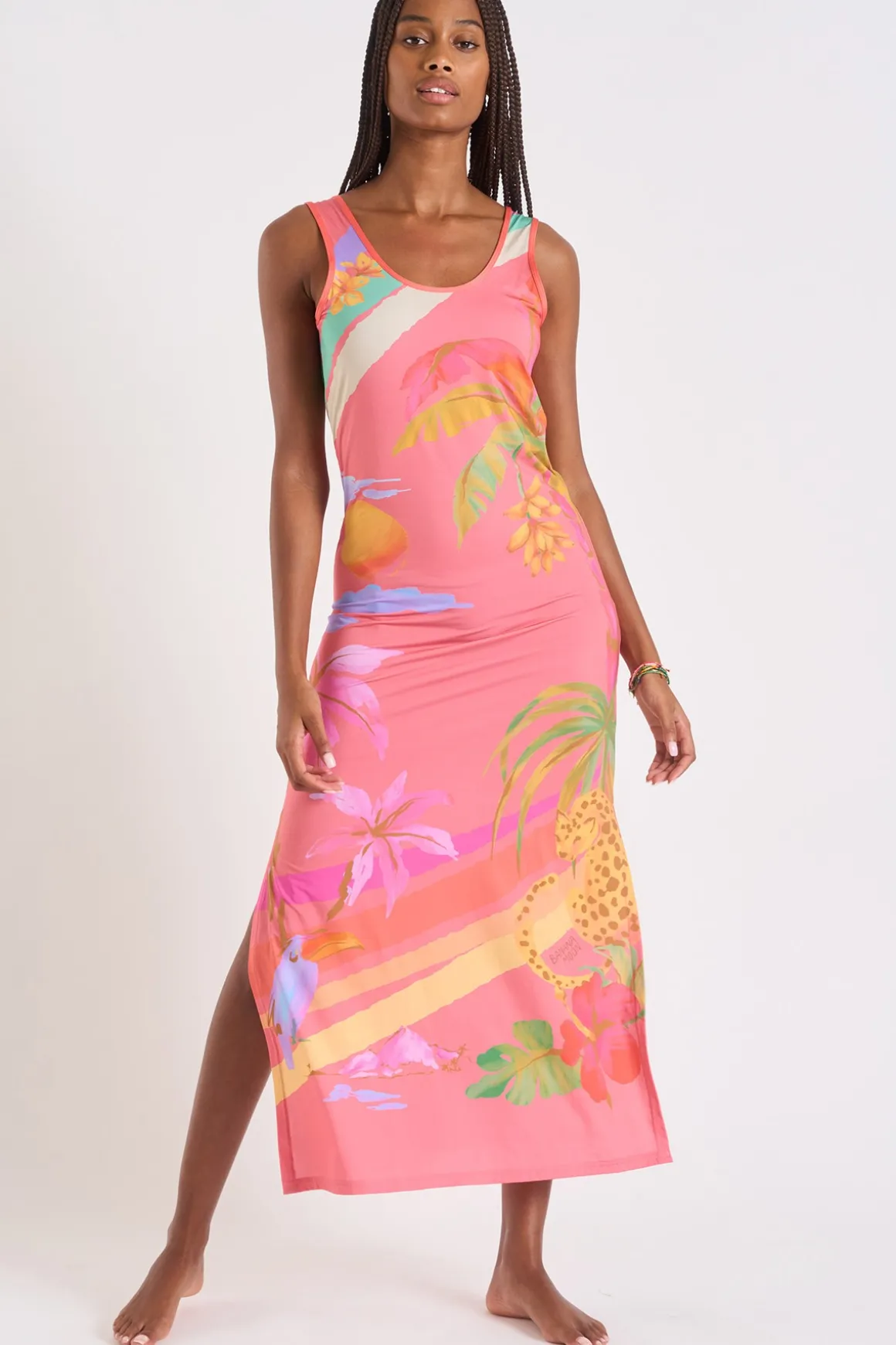 Robe de plage Rose MEHITI BEACHDRESS