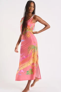 Robe de plage Rose MEHITI BEACHDRESS