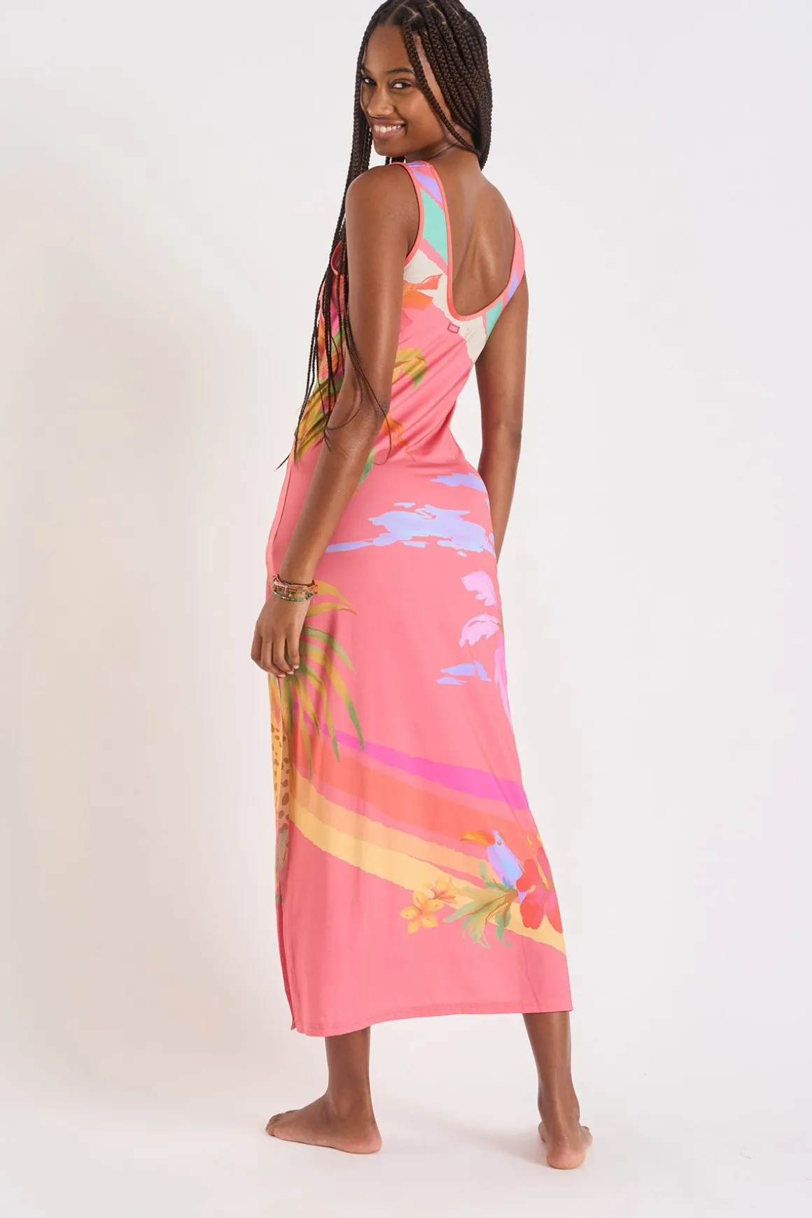 Robe de plage Rose MEHITI BEACHDRESS