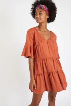 Robe Marron KIMI PEACHY